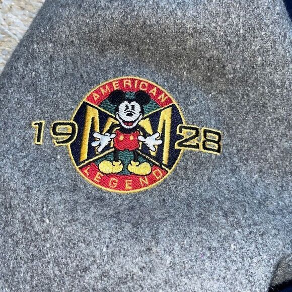 Vintage Disney Studios Wool Mickey Mouse Bomber Jacket~Size L Spirit Jacket - Picture 6 of 16